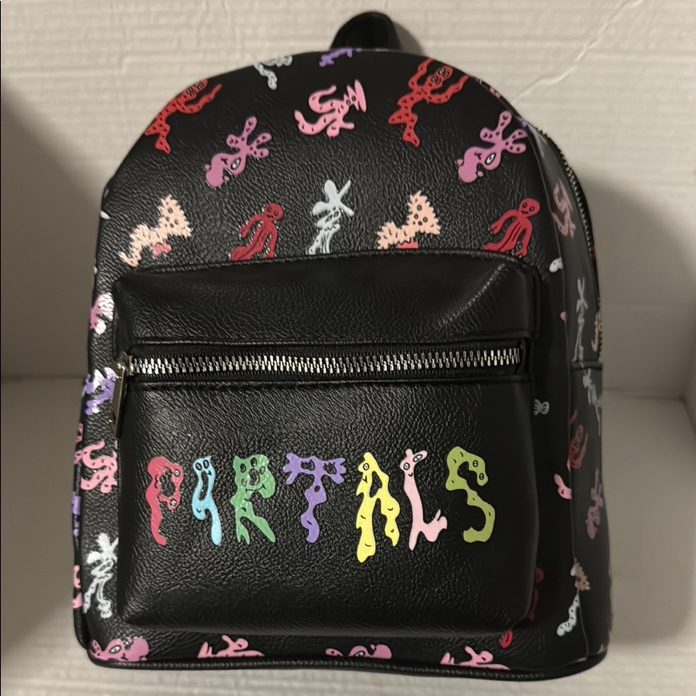 Melanie Martinez Mini Backpack Bag Blk Portals Doodles Merch Strap Drop Pocket